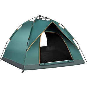 Outdoor tent 3-4 people fully automatic thickened sunscreen tent 2 people single double folding outdoor camping portable tent